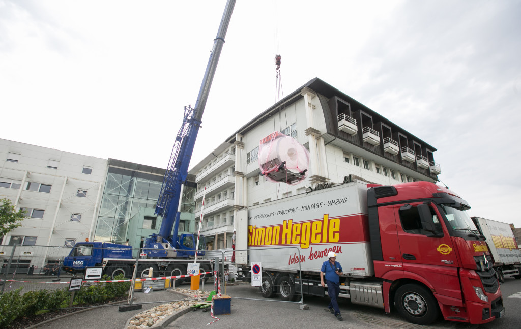 Installation d'un IRM dans la clinique Saint Anne